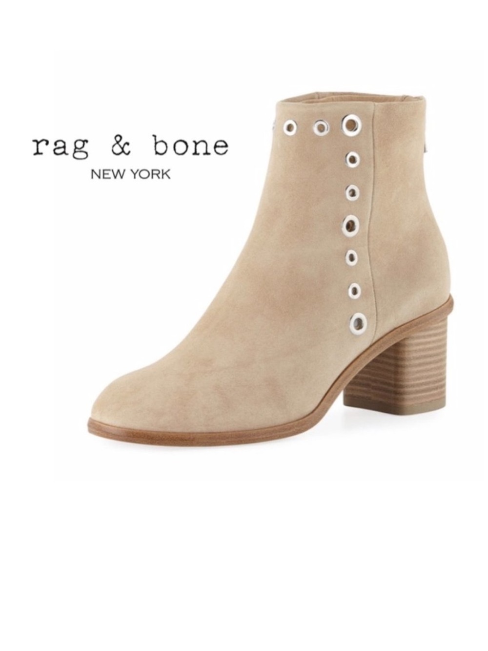 Rag & Bone Willow Ankle Boot Sand Suede size 7
